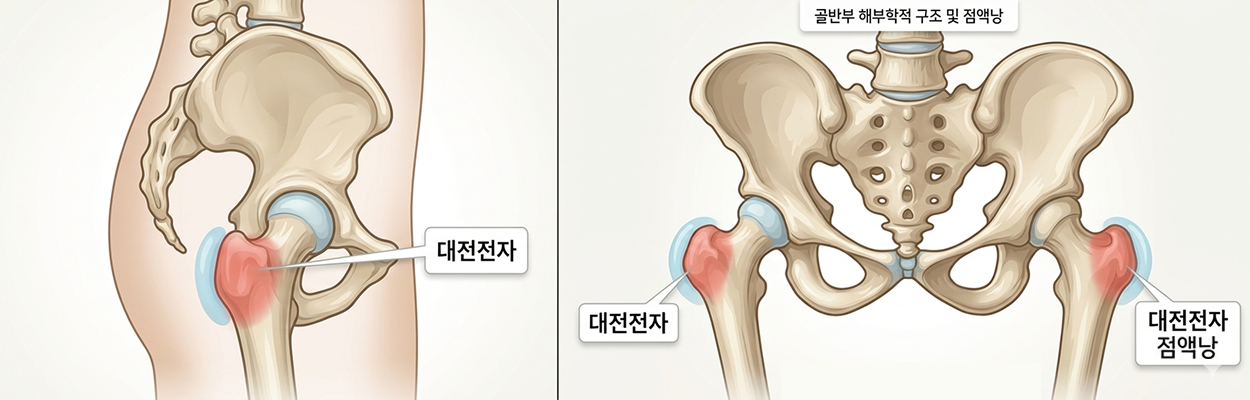 대전자점액낭염 이미지